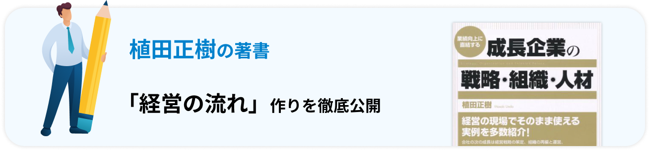 植田正樹著者「成長企業の戦略・組織・人財’」